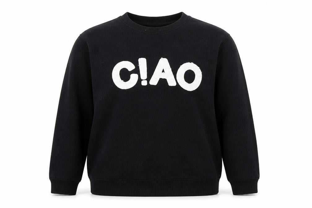 Womens UK Size 12 H&M Black Pullover Sweatshirt