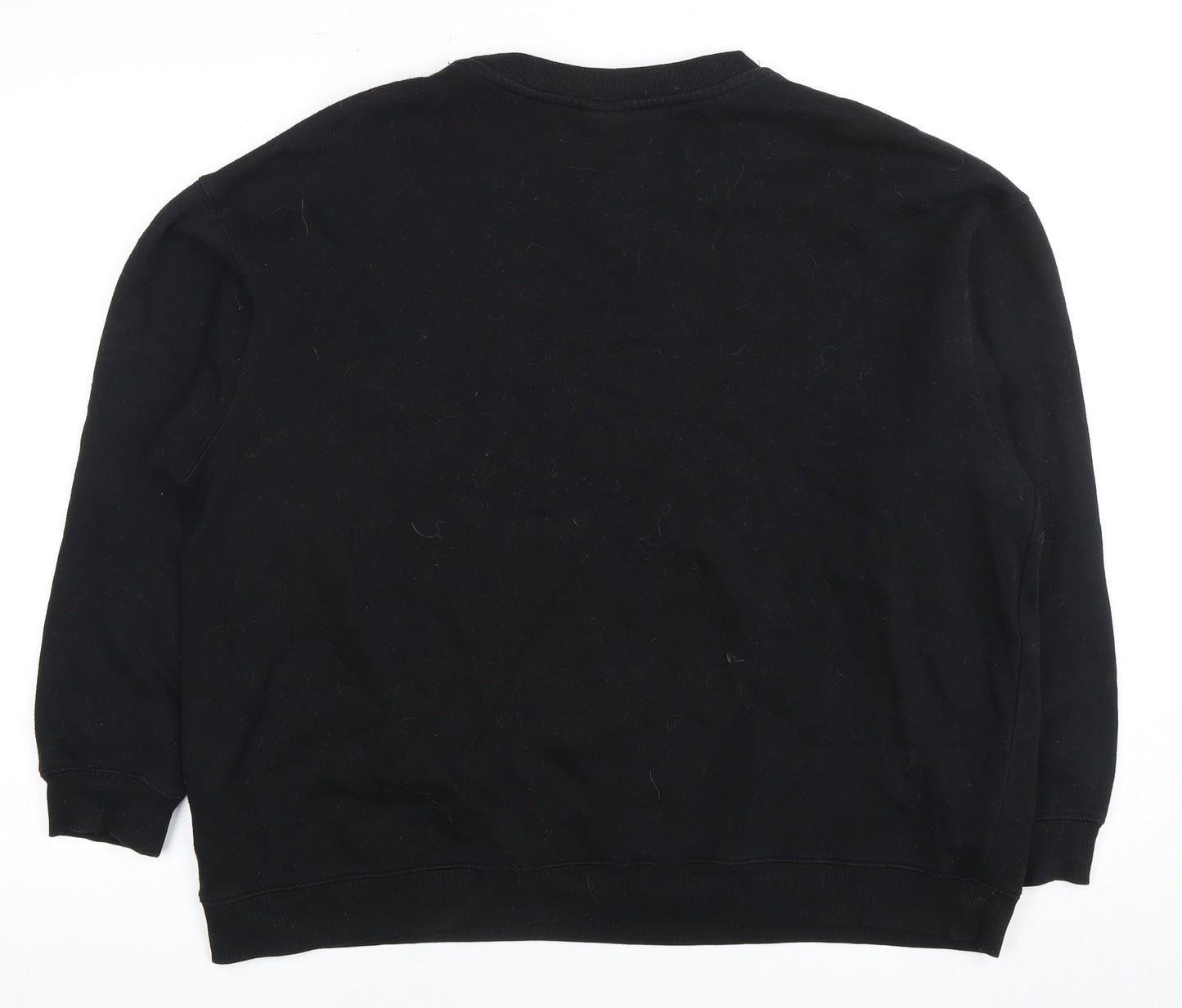 H&M Women’s Black Pullover Sweatshirt Size 12