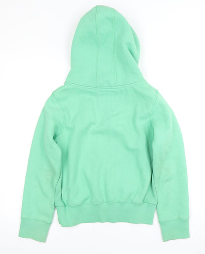 Next Girls Green Pullover Hoodie 13 Years with Logo