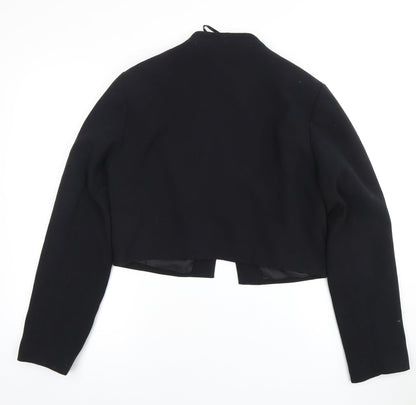 New Look Women's Black Cropped Blazer Size 16