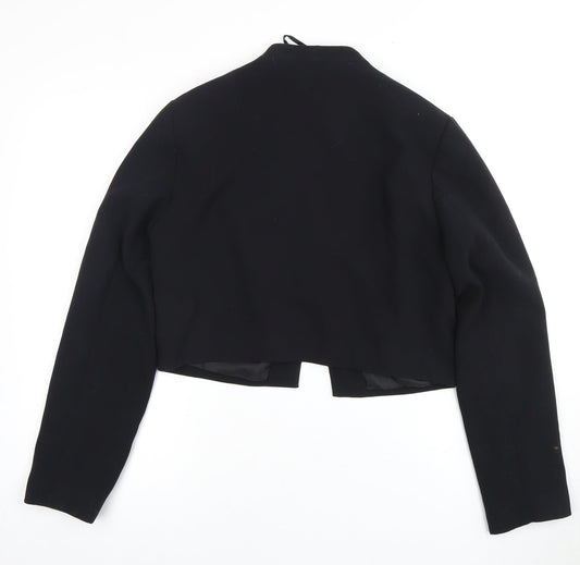 New Look Women's Black Cropped Blazer Size 16