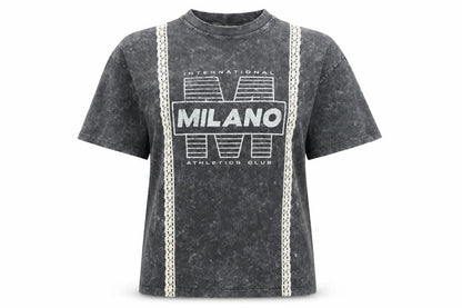 Topshop Women's Grey T-Shirt Size 8
