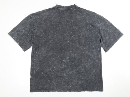 Topshop Women's Grey T-Shirt Size 8