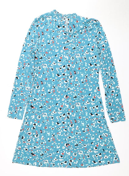 Marks and Spencer Women's Blue Animal Print Dress