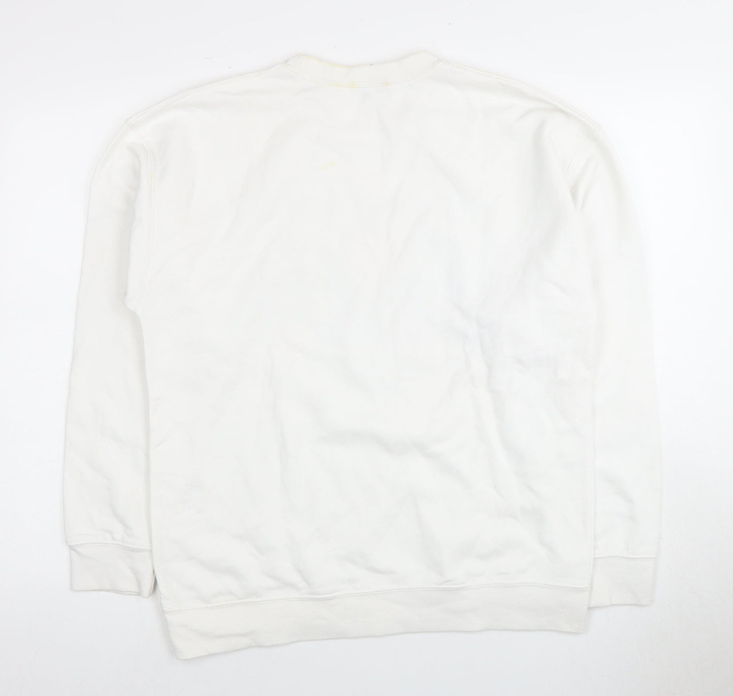 SPOTTED Unisex White M Tennis Sweatshirt