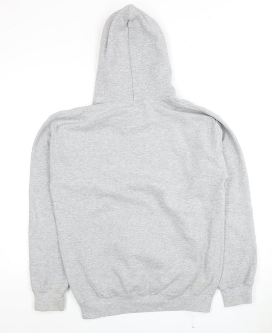 Mens UK Size S Gildan Grey Pullover Hoodie