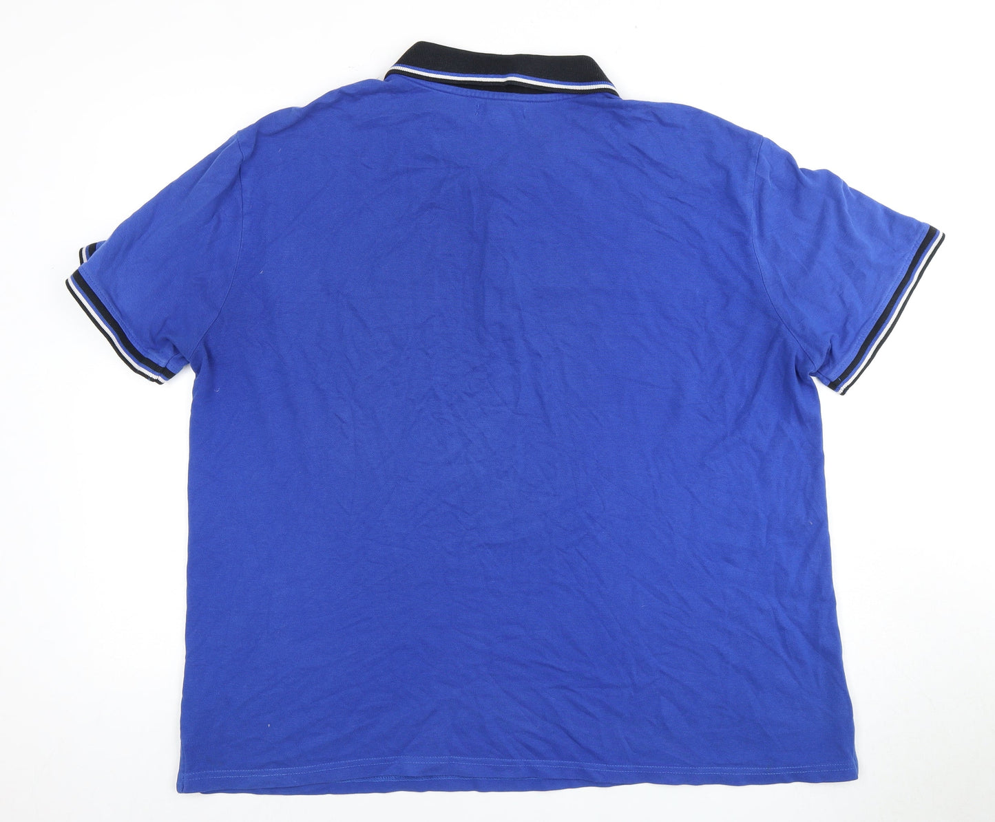 Atlas For Men 4XL Blue Men's Polo Shirt with Logo