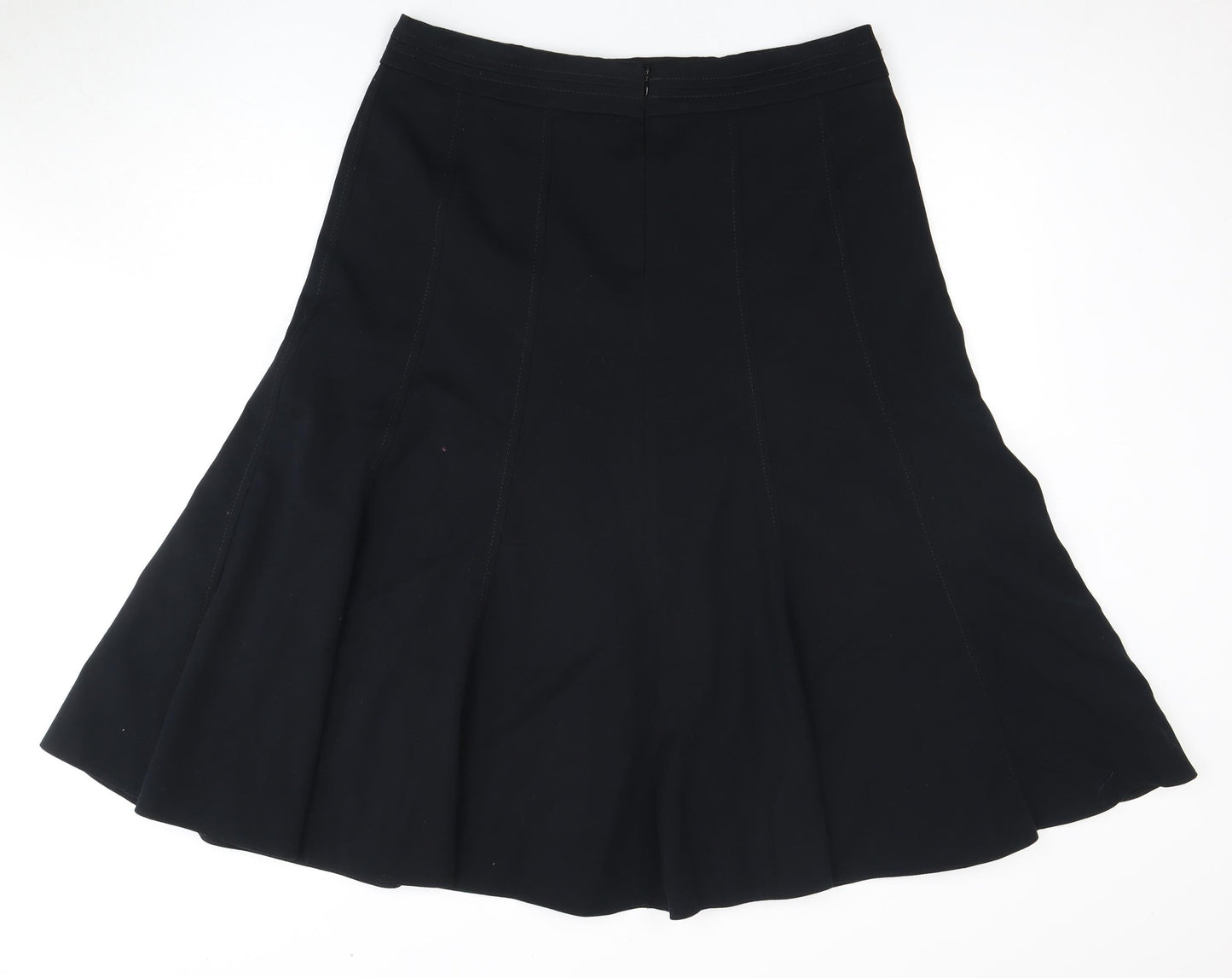 Marks and Spencer Women's Black Knee-Length Flare Skirt