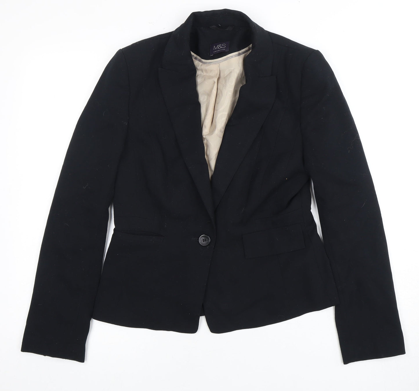 Marks and Spencer Women's Black Blazer Size 8, Business Wear