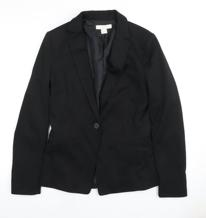 H&M Women's Black Blazer Size 8 Business Formal