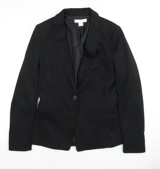 H&M Women's Black Blazer Size 8 Business Formal