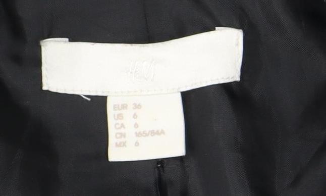 H&M Women's Black Blazer Size 8 Business Formal