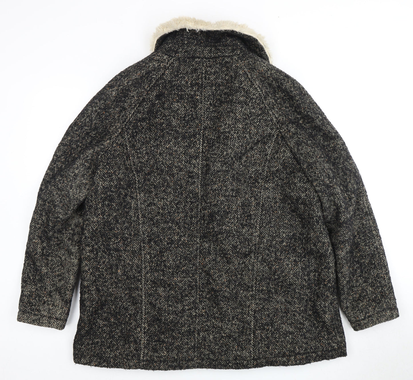 Marks & Spencer Women's Black Overcoat Size 18