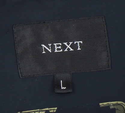 Mens UK Size L NEXT Black Basic Jacket