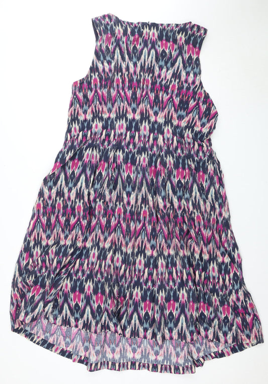 Monsoon Women's Multicoloured Geometric Dress, Size 20