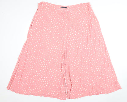 Marks and Spencer Women's Pink Polka Dot Skirt