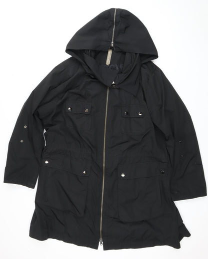 Women's Black Hooded Jacket - Size 2X, Plus Fit