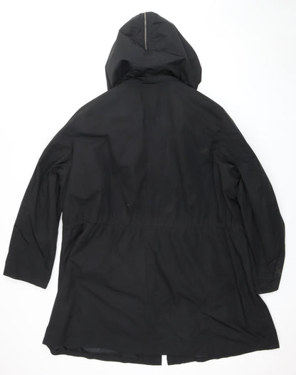 Women's Black Hooded Jacket - Size 2X, Plus Fit