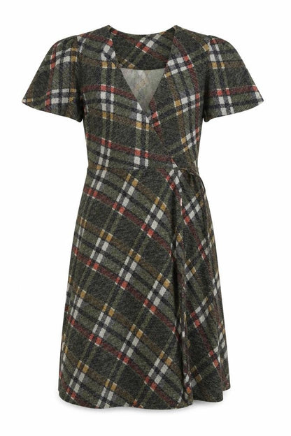 Monetau Women's Multicoloured M Wrap Dress