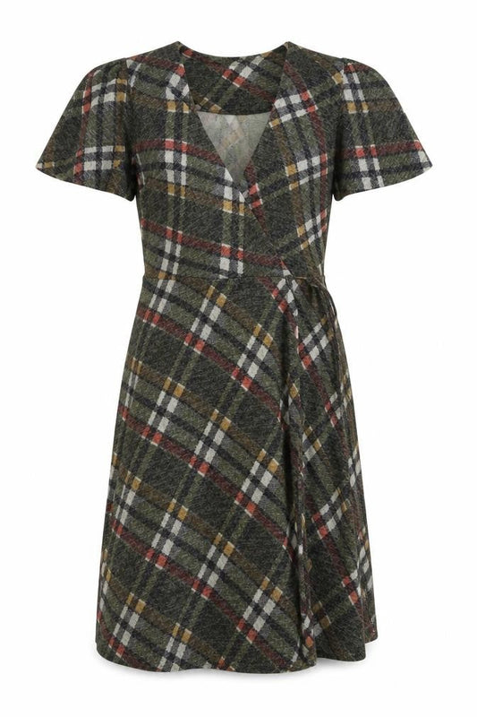 Monetau Women's Multicoloured M Wrap Dress