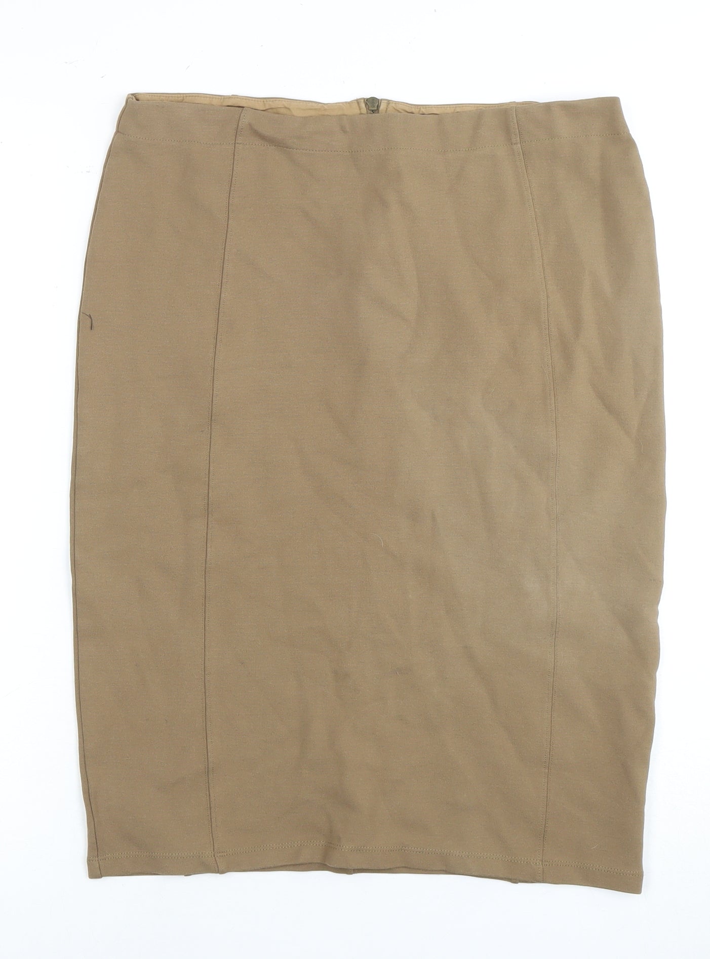 Marks and Spencer Women's Brown Pencil Skirt Size 14