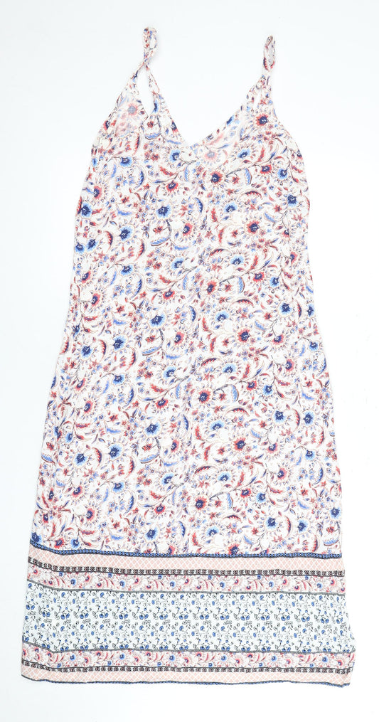 Next Women's Multicoloured Floral Slip Dress
