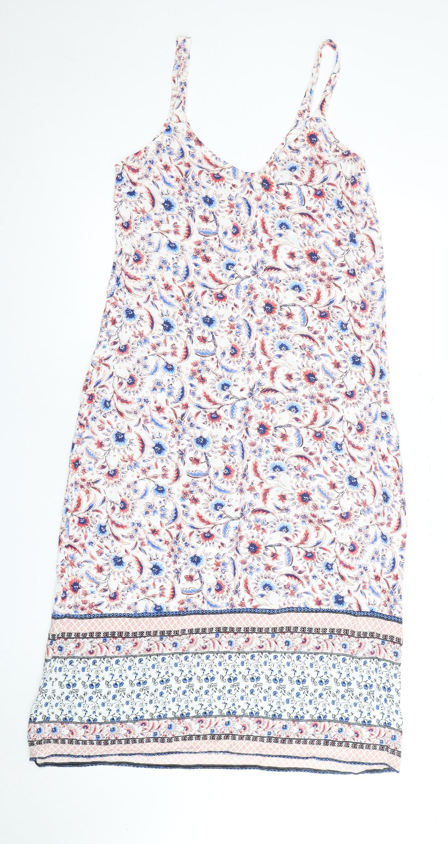 Next Women's Multicoloured Floral Slip Dress