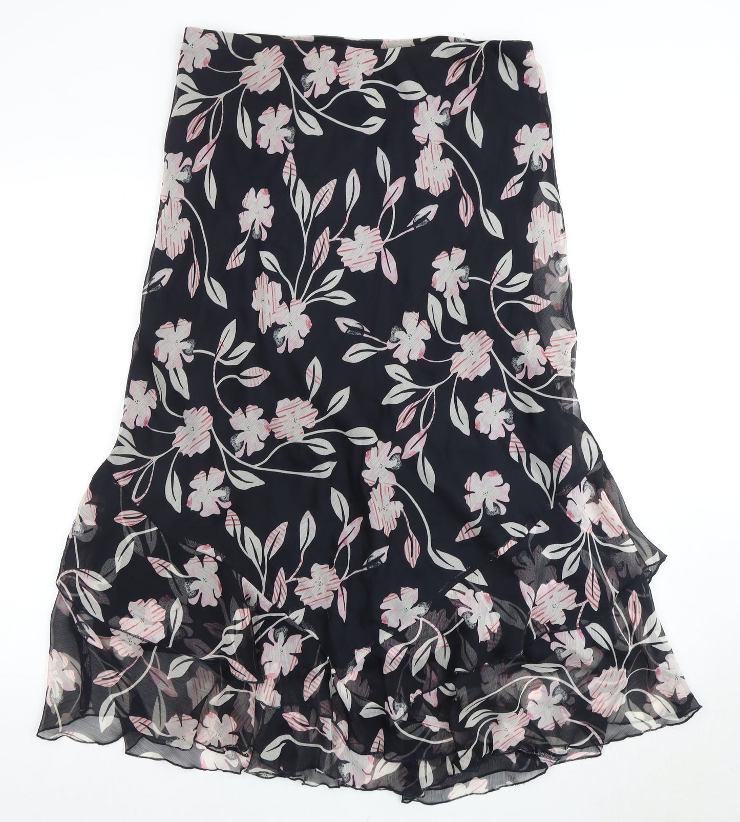 Ann Harvey Women's Multicoloured Floral Skirt Size 16