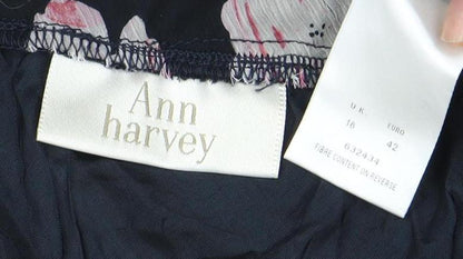 Ann Harvey Women's Multicoloured Floral Skirt Size 16