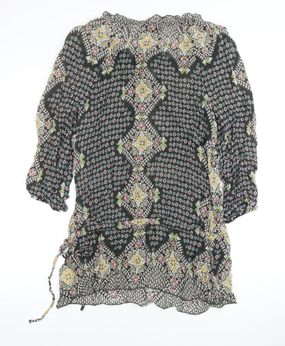 Next Women's Multicoloured 3/4 Sleeve Dress