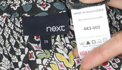 Next Women's Multicoloured 3/4 Sleeve Dress