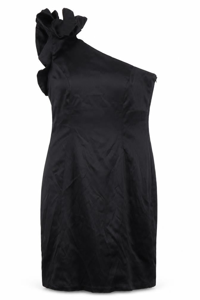 Red Herring Women's Black Asymmetrical Dress Size 12