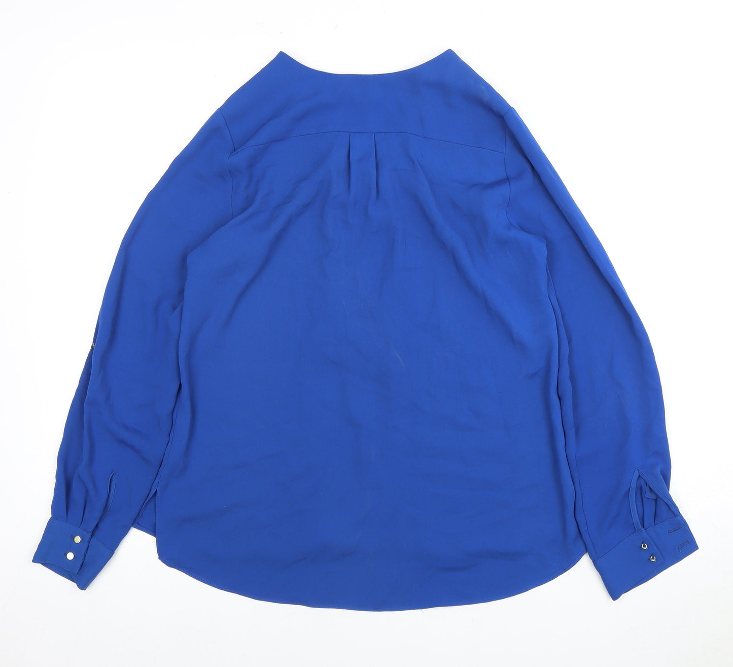 Womens UK Size 8 River Island Blue Basic Blouse