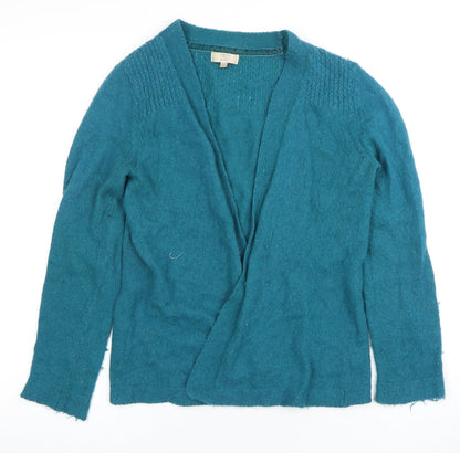 CC Petite Green Cardigan, Women’s S, V-Neck, Knit, Angora