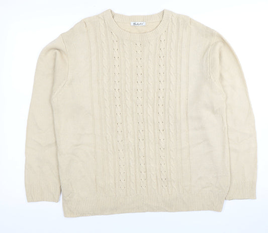 Womens UK Size 18 Berkertex Beige Pullover Jumper