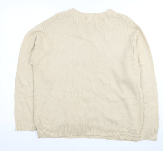 Womens UK Size 18 Berkertex Beige Pullover Jumper