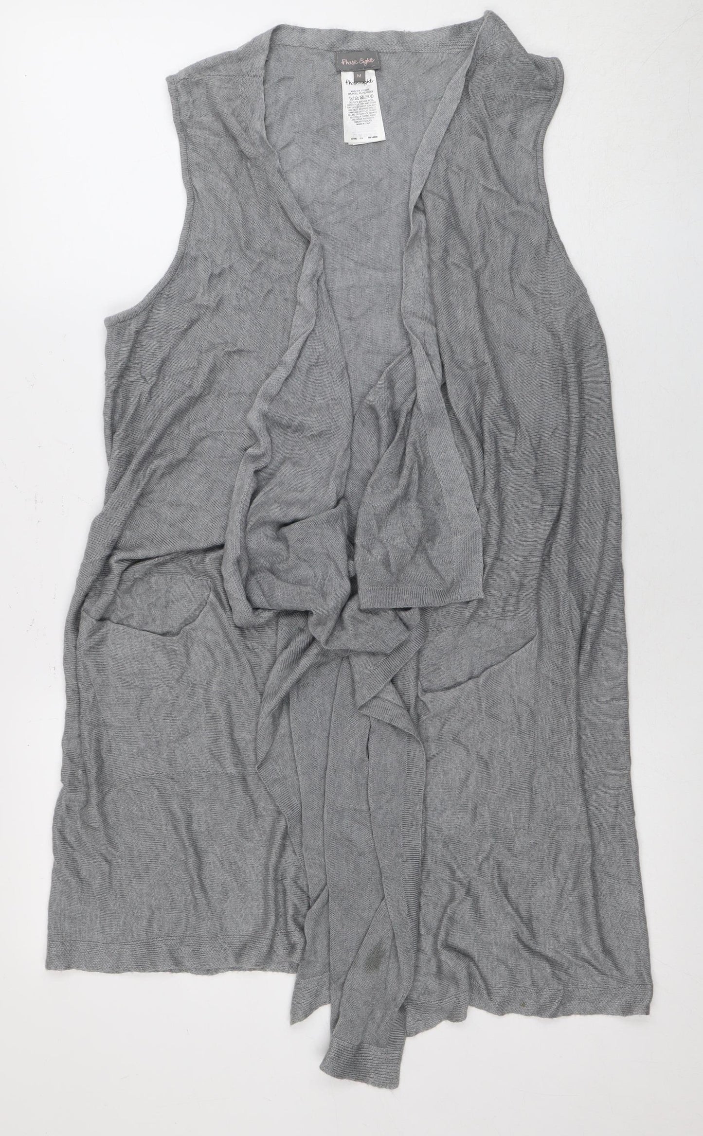 Funky Girls Women's Grey Cape Style Jumper M