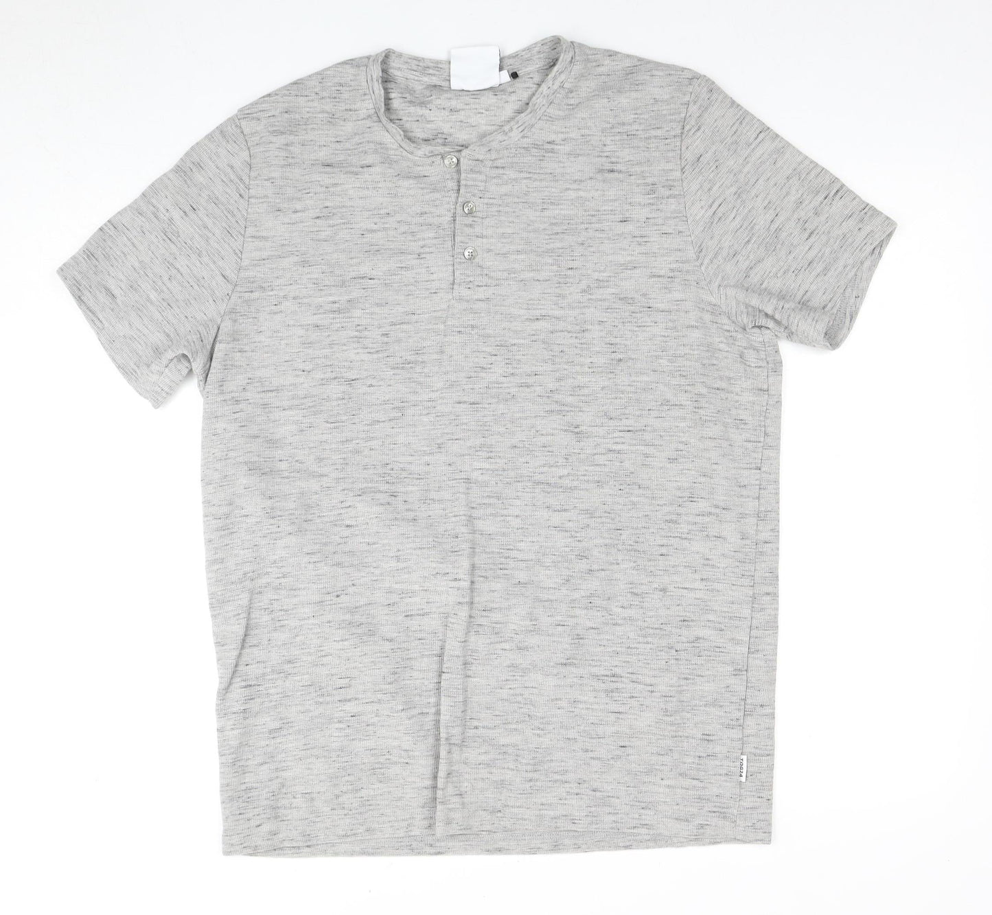 TOG24 Mens Grey XL Crew Neck T-Shirt, Short Sleeve