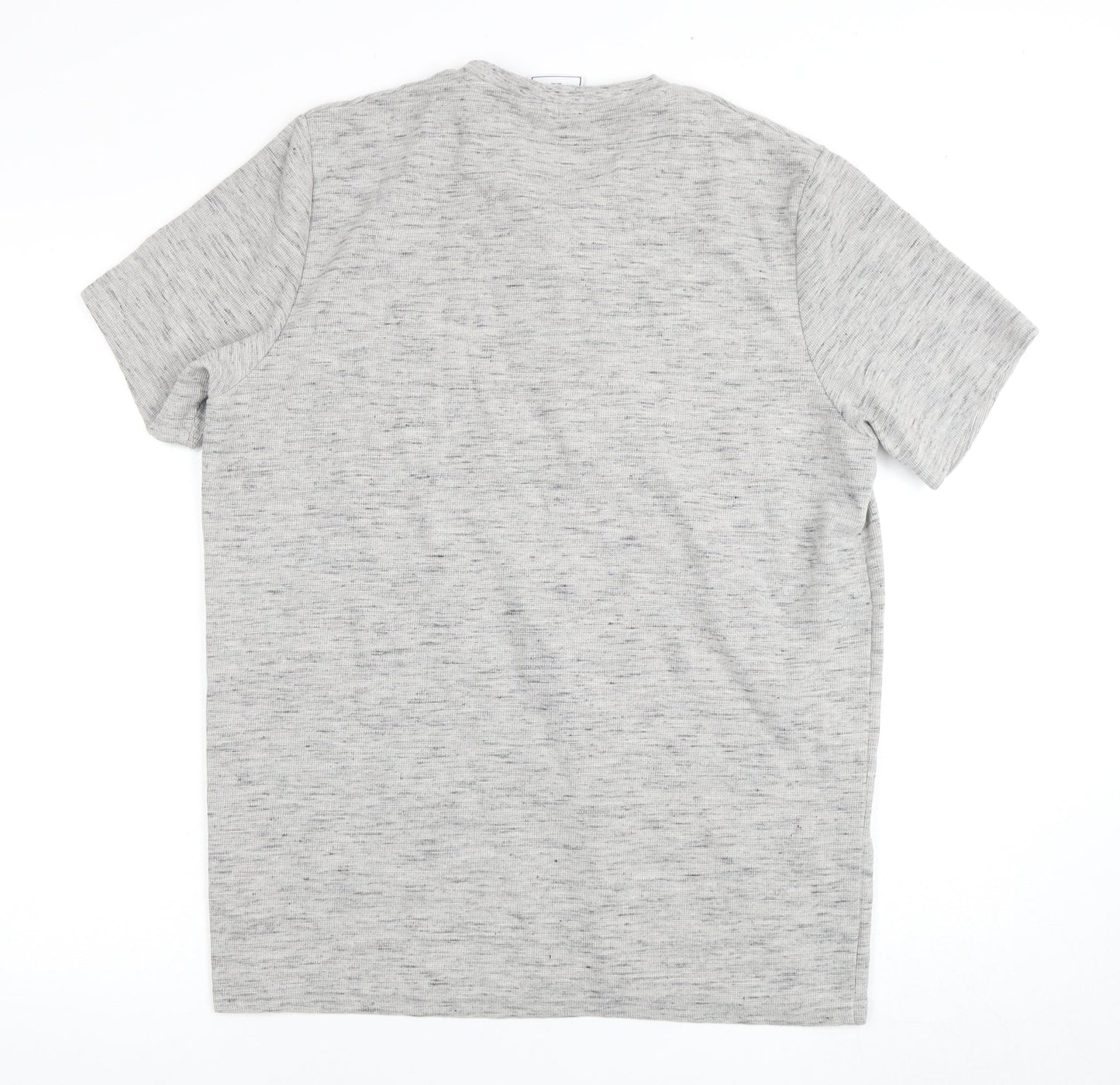 TOG24 Mens Grey XL Crew Neck T-Shirt, Short Sleeve