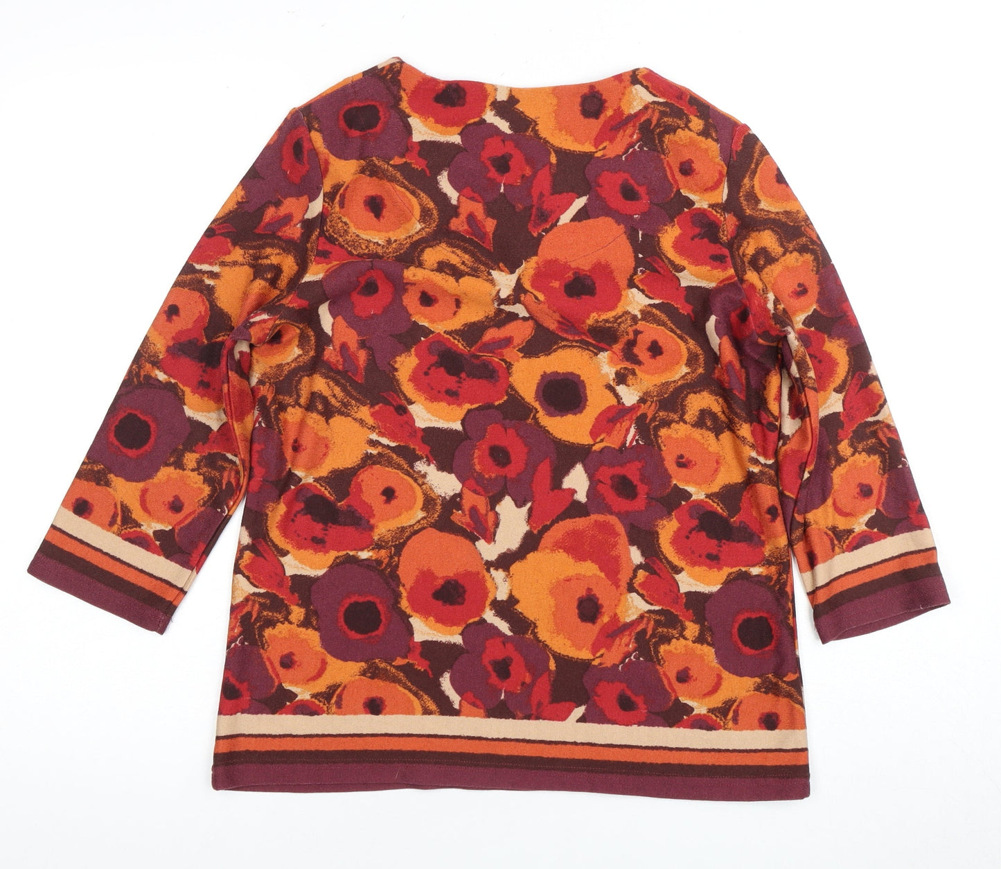 Honor Millburn Women's Multicoloured Floral Tunic Blouse