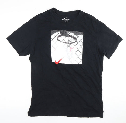 Nike Men's Black Graphic Print T-Shirt M