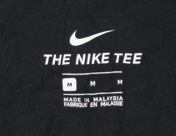 Nike Men's Black Graphic Print T-Shirt M