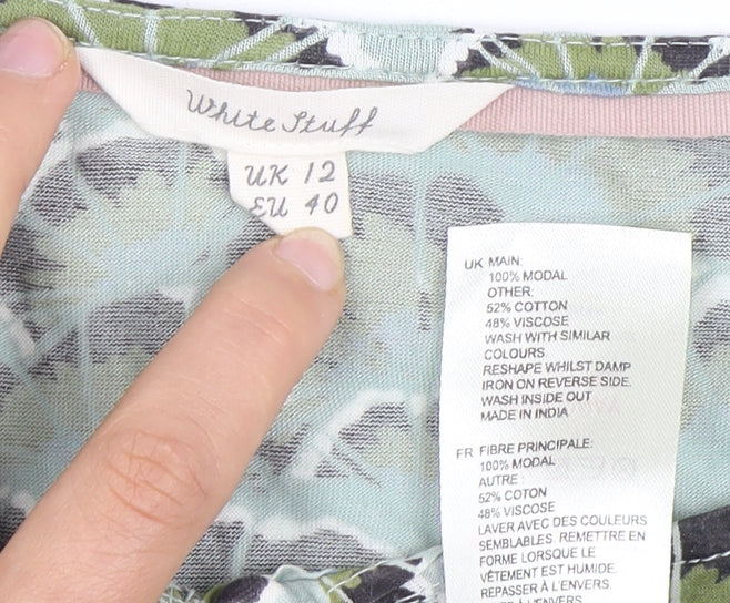 Womens UK Size 12 White Stuff Multicoloured Basic T-Shirt