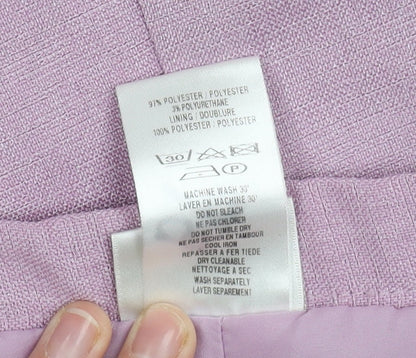 Eastex Women's Purple Skirt Size 14, Polyester Blend, Classic Style