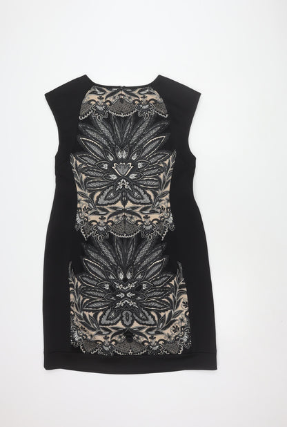 Wallis Women's Black Sleeveless Dress Size 18