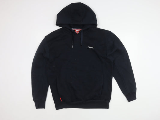 Mens UK Size M Slazenger Black Pullover Hoodie