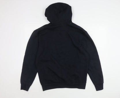Mens UK Size M Slazenger Black Pullover Hoodie