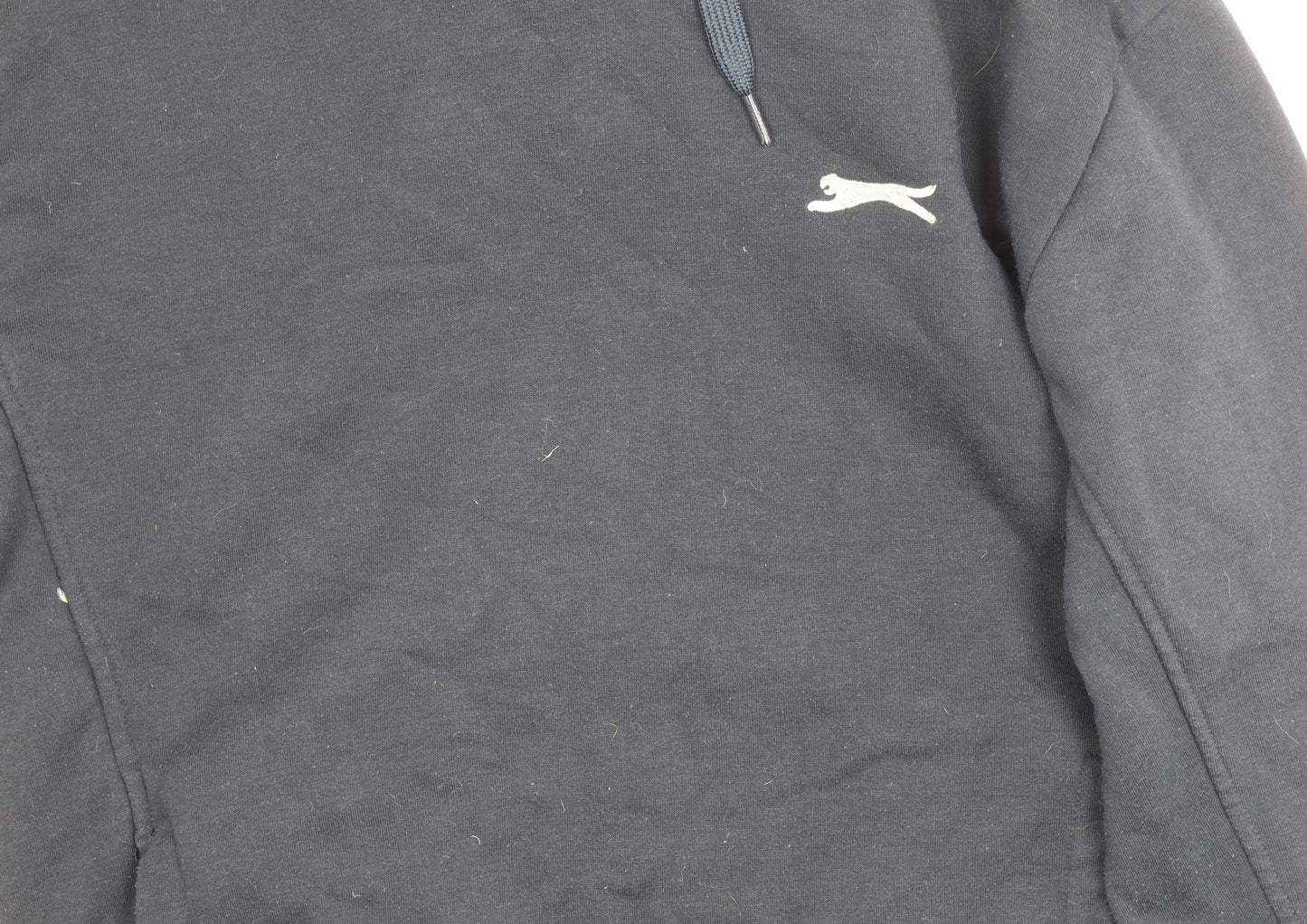 Mens UK Size M Slazenger Black Pullover Hoodie