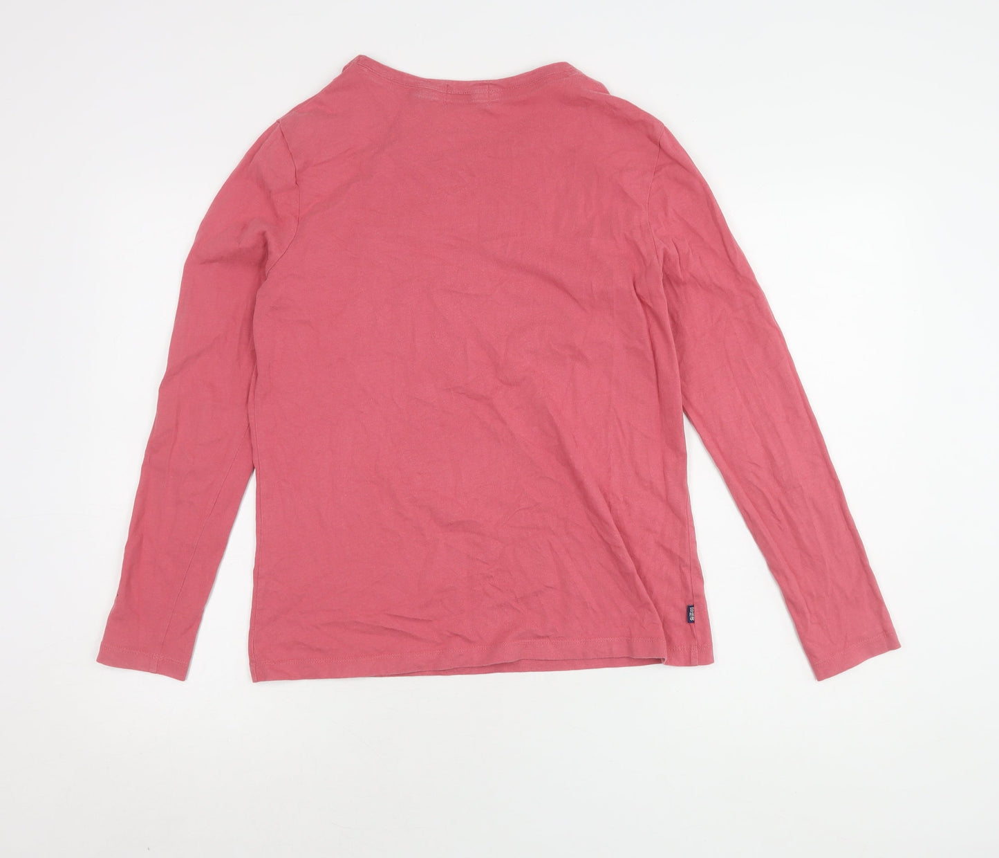 Womens UK Size 10 Superdry Red Basic T-Shirt