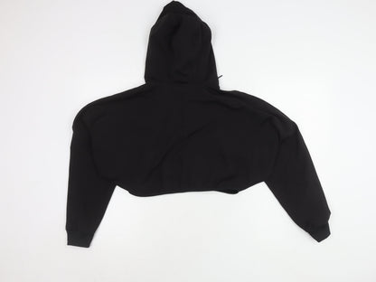 Warehouse Women's Black Hooded Zip Hoodie - Small